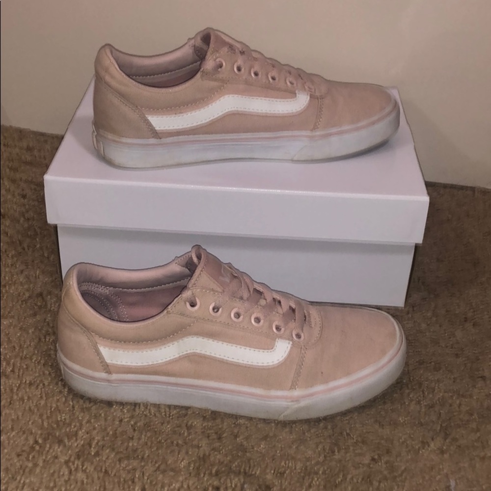Pastel pink vans